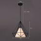 STOEX Lustre Suspension industrielle 25cm 1 Pcs ，Noir Lampe de Plafond Abat-Jour
