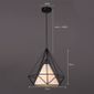 STOEX Lustre Suspension industrielle 25cm 1 Pcs ,Noir Lampe de Plafond Abat-Jour