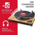 ION Audio Air Lp   Platine Vinyle Bluetooth à Trois Vitesses (33, 45 Et 78 Tours) avec Conversion Usb   Finition Bois-3