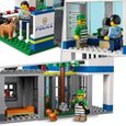 LEGO® City 60316 Le Commissariat de Police, Jouet Hélicoptère, Voiture de Police, Chien Figurine, Camion Poubelle Jouet-3