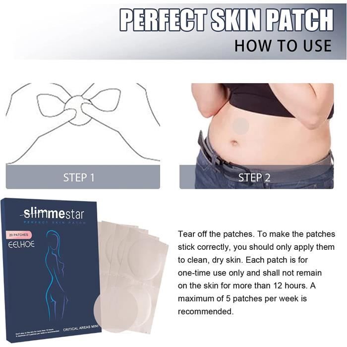 Lot De 50 Patchs Minceur Ventre - Effet Chaud Pour Perte De Poids - Unisexe - Neuf - À Usage Unique
