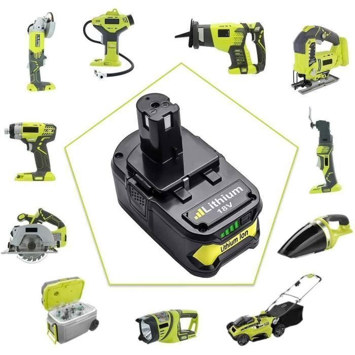 Batterie Ryobi 18v One+ Plus RB18L25 RB18L40 RB18L50 P108 P107