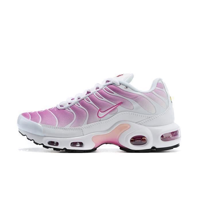 Nike Basket tn Plus Femme Chaussures Entra nement de Sport Blanc