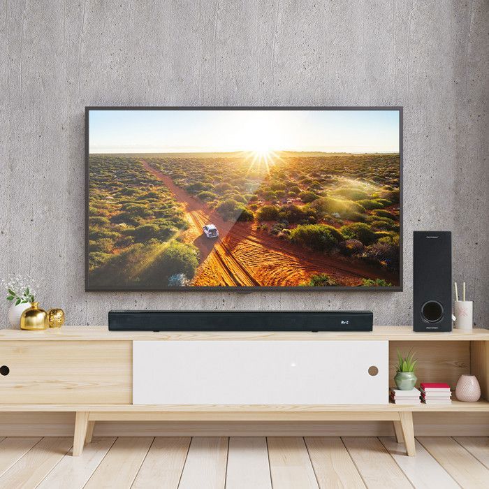 METRONIC 477592 Barra De Sonido 2.1 Con Bluetooth 5.3, 180W, Subwoofer Con Cable, Múltiples Entradas Y Mando A Distancia