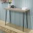 Table De Console Table D Appoint Style Industriel Buffet 90 X 30 X 71 5 Cm Gris Achat Vente Console Extensible Table De Console Table Cdiscount