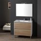 Meuble De Salle De Bain Avec Lavabo Integré Meuble De Salle De Bains 90 Cm Avec Lavabo Incorpore Base Blanche Et Chene Laguna Achat Vente Lavabo Vasque Meuble De Salle De Bains 90 Cdiscount