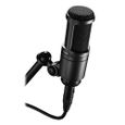 Audio-Technica -   AT2020 Microphone Cardioïde à électret, Noir-0