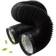 Tuyau d'évacuation - HAOPYOU - Flexible en PVC - 150mm - 6m - Pour extracteur d'air et climatisation