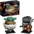 LEGO® Star Wars 75317 Le Mandalorien et l’Enfant, Jouet de Construction, Figurine Bébé Yoda-0