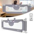 LZQ Barrière de lit pour enfant-Barrière de lit pour soulever verticalement-Barrière de sécurité pour lit de bébé-200 cm -Petit ours-0