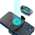Refroidisseur de Téléphone Portable, rechargeable,Compatible pour Smartphone Universel iPhone/Android-0