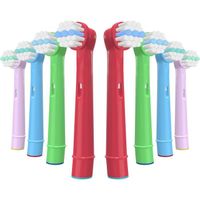 Lot de 16 pièces brosse à dents pour enfants pour Oral B,brosse de rechange pour enfants brosse à dents électrique rechargeable