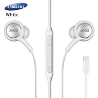 blanc-écouteurs filaires intra-auriculaires AKG type-c, avec Microphone, Galaxy Note 20 Ultra 5G S23 S22 S21