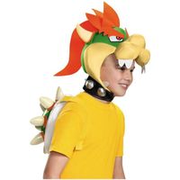 Kit Bowser Nintendo® Enfant - Chapeau et sac à dos - Mousse semi-rigide - Orange - Mixte - 3 ans et plus