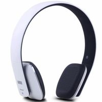 Casque Bluetooth Audio Sans Fil Blanc Ultra Léger - August EP636 - Micro, NFC, Discret, Autonomie 12h - Supra Auriculaire Aural