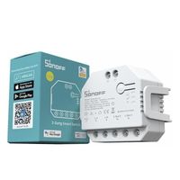 Lumière programmable Sonoff Dual R3 Lite Smart Switch avec deux réseaux, contrôle appareils électriques  et installations motorisées