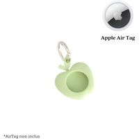 Ovegna AT2 : Étui de Protection pour Apple AirTag, Housse de Protection en Silicone, Porte-Clés Antichoc, Coque Anti-Rayures