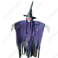 TD® Pendentif fantôme de Thriller, jouet d'horreur délicat pour Halloween, décoration de maison hantée, squelette suspendu