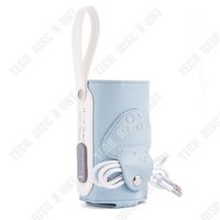TD® Couvre-biberon portable USB Thermostat de biberon Manchon d'isolement Sac conserve de chaleur de lait portatif