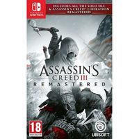 Assassin's creed 3 + assassin's creed liberation remaster Nintendo Switch - Import anglais jouable en francais