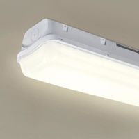 Lampe d'humidité LED 150cm 48W 4320LM LED Luminaire Tube d'éclairage à LED IP65 imperméable pour garage - Blanc neutre