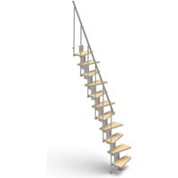 Escalier compact 11 marches en bois multiplis - Structure en métal - SMALL MISTERSTEP