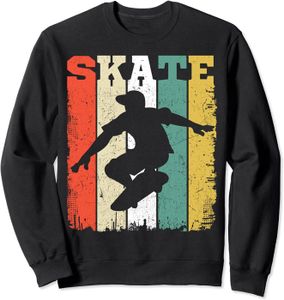 SKATEBOARD - LONGBOARD Skate Rétro Pour Skateboarder Sweatshirt.[Z1508]