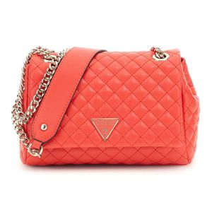 Sac à épaule GUESS Convertible Xbody Coral Red - 100% Polyuréthane, Fermeture Magnétique, Neuf Avec étiquettes