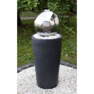 FONTAINE DE JARDIN Fontaine boule fontaine de jardin FoBoule gris fon