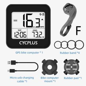 COMPTEUR POUR CYCLE Compteur vélo,CYCPLUS G1 – compteur GPS sans fil pour vélo,compteur de vitesse,odomètre,chronomètre,moniteur,étanche- SET 01[D113]