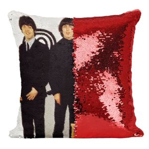 COUSSIN Coussin avec Housse Sequin - Paillettes Rouge The 