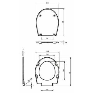 Abattant wc entraxe 24 Cdiscount