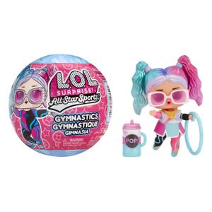 POUPÉE LOL Surprise All Star Sports - Gymnastique - Poupée 7,5cm -Boule se transforme en poutre - 8 Surprises  - Dés 3 ans