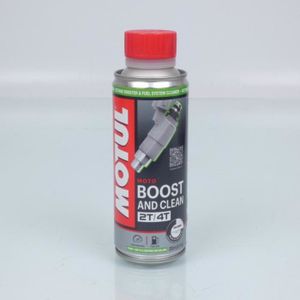 ADDITIF Additif nettoyant circuit d’essence pour moto 4T Motul Boost and Clean 2T/4T 200ml