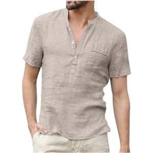CHEMISE - CHEMISETTE Hawaienne Chemise Homme Manches Courtes Grande Tai