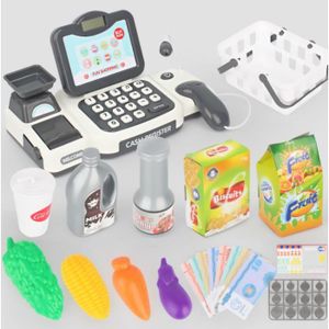 Smoby Grande Caisse Enregistreuse Rouge 27 Acs Cdiscount Jeux Jouets