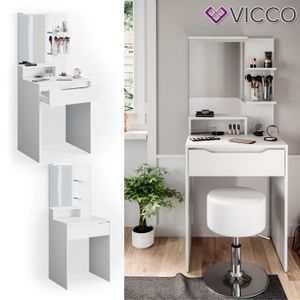 COIFFEUSE Coiffeuse Vicco Ruben, table de maquillage, commod