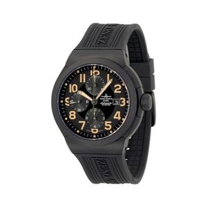 MONTRE Zeno-Watch Hommes montre - Raid Titan Chrono black&orange - 6454TVD-bk-a15