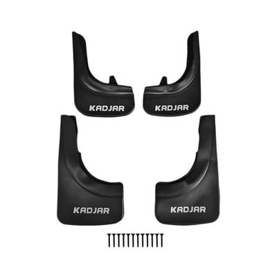 Kit 4 Bavettes/Garde-boue Avant & Arrière Pour Renault Scenic 1996-2023 - Noir (TPE)