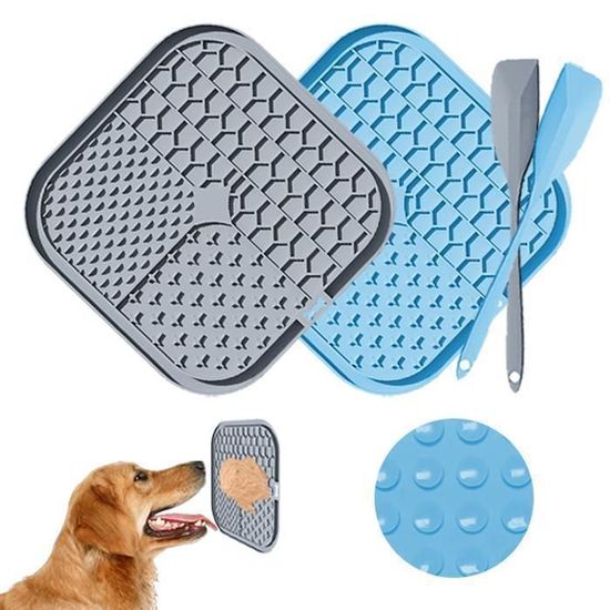 Tapis De Léchage Pour Chien Et Chat - Anti-stress Avec Ventouses, En Silicone Alimentaire Sans BPA