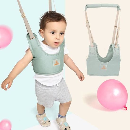 Harnais Bebe Aide A Marche Sac A Dos De Marche Pour Bebe Ajustable Et Respirant En Polyester Bleu Cdiscount Puericulture Eveil Bebe