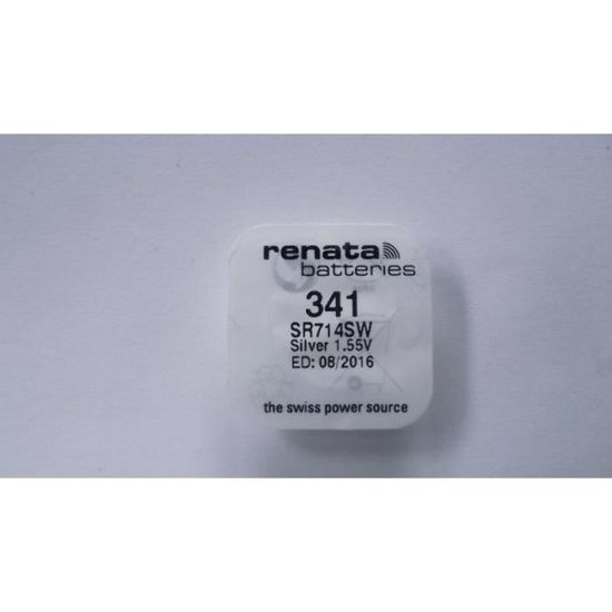 1 x Silver Battery (Watch) Renata 341 / SR714SW - online store Baltrade