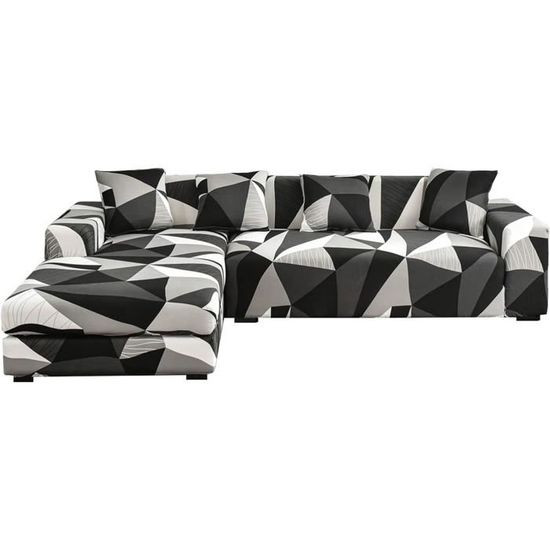 Housse De Canapé Réversible Washa, 3 Pièces, Pour Canapé 2 Coussins (taupe, T)