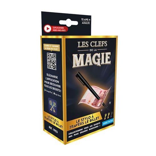 Coffret Stylo Magique - VENTEO - Coffret de magie pour enfant - Magie  professionnelle - Illusions spectaculaires - 15 tours de