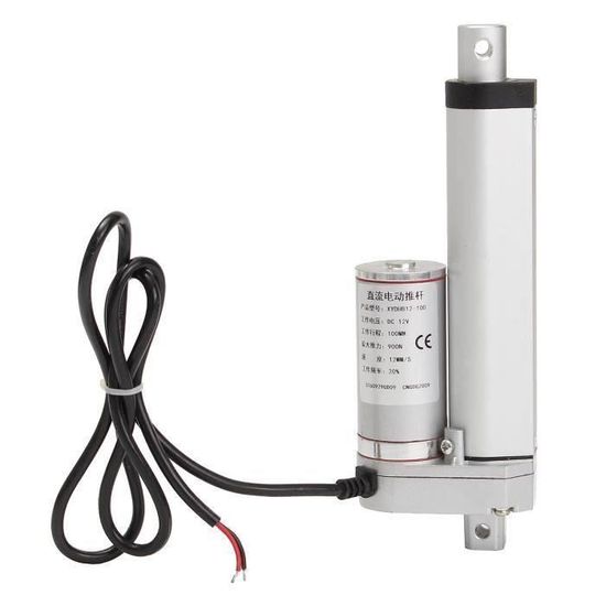 Actionneur Linéaire Électrique 12V 100mm Stroke - Haute Vitesse Heavy Duty Avec Protection Court-Circuit