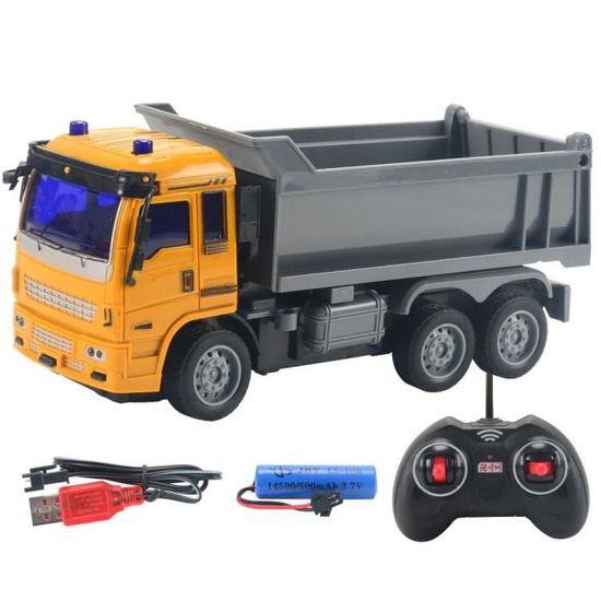 Jouet modèle de camion de pompier télécommandé pour garçon, jouets  d'ingénierie RC, grue Assad, jaillissement - Cdiscount Jeux - Jouets