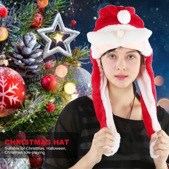 4 pcs Humains 2 pcs Animaux 6PCS Doux et Confortable Peut être Utilisé Pour les Fêtes les Banquets Décorations de Noël Adolescents Chapeau de Noël Pour Chien B-Y Chapeau de Noël
