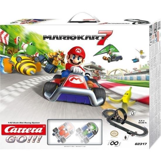MARIO KART 7 Circuit voiture Carrera Go Cdiscount Jeux Jouets