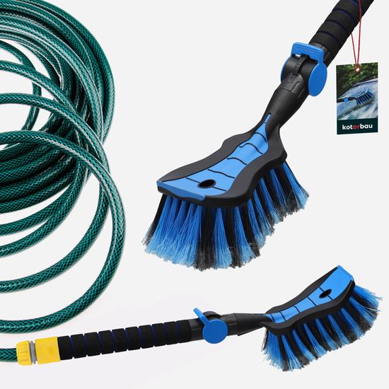Brosse Jantes Voiture - Forme Courbée, Tête Ergonomique, Nettoyage Profond Des Roues