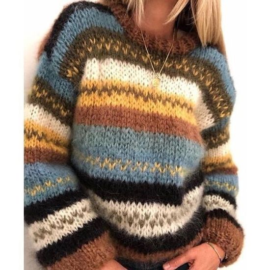 Pull coloré femme 2025